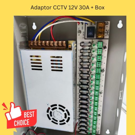 Adaptor CCTV 12V 30A + Box 2