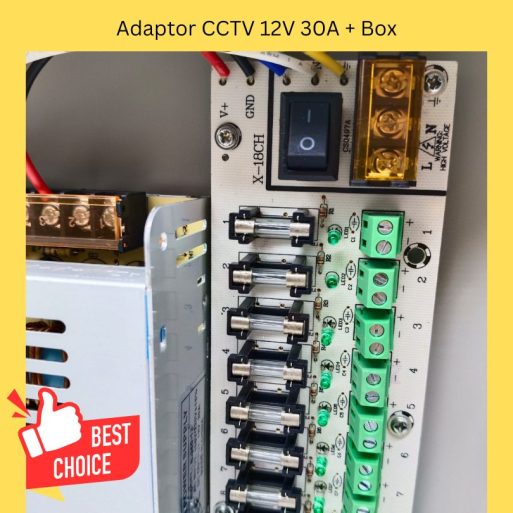 Adaptor CCTV 12V 30A + Box 3