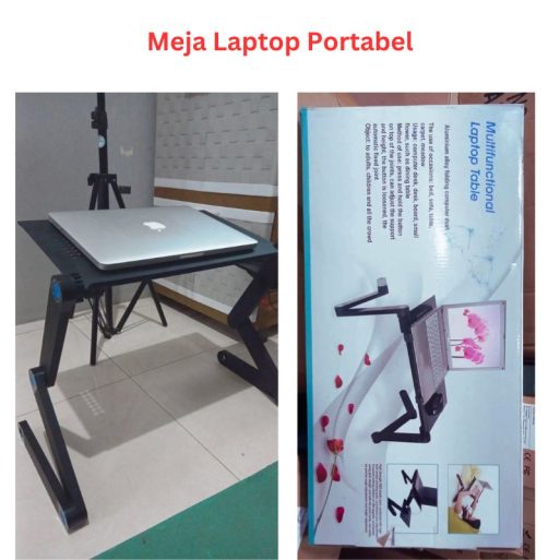 Meja Laptop Portabel Lipat Alumunium 5